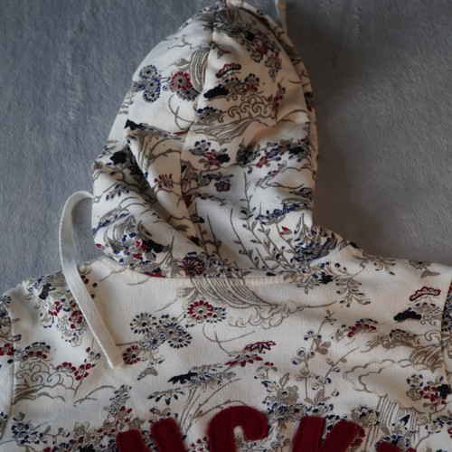 Lucky Brand Womens M/M Hoodie Asian Japanese Floral All Over Print Graphic Art - Picture 8 of 12