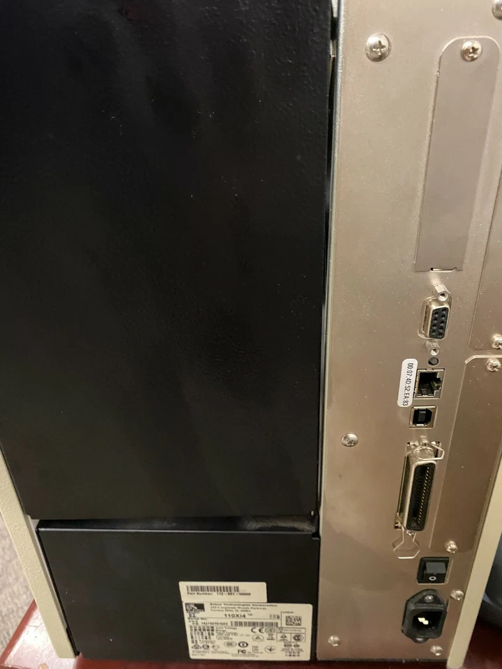 Zebra 110Xi4 RFID Ready Label printer USB 203 dpi PN: 112-801-00000 - Image 3 of 4