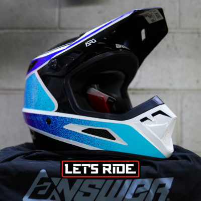 NEW ANSWER RACING AR1 VIVID REFLEXASTAN MOTOCROSS HELMET YOUTH MD: 446380