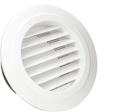 HG Power Griglia di ventilazione 100 mm, griglia di scarico, in plastica (x8e)