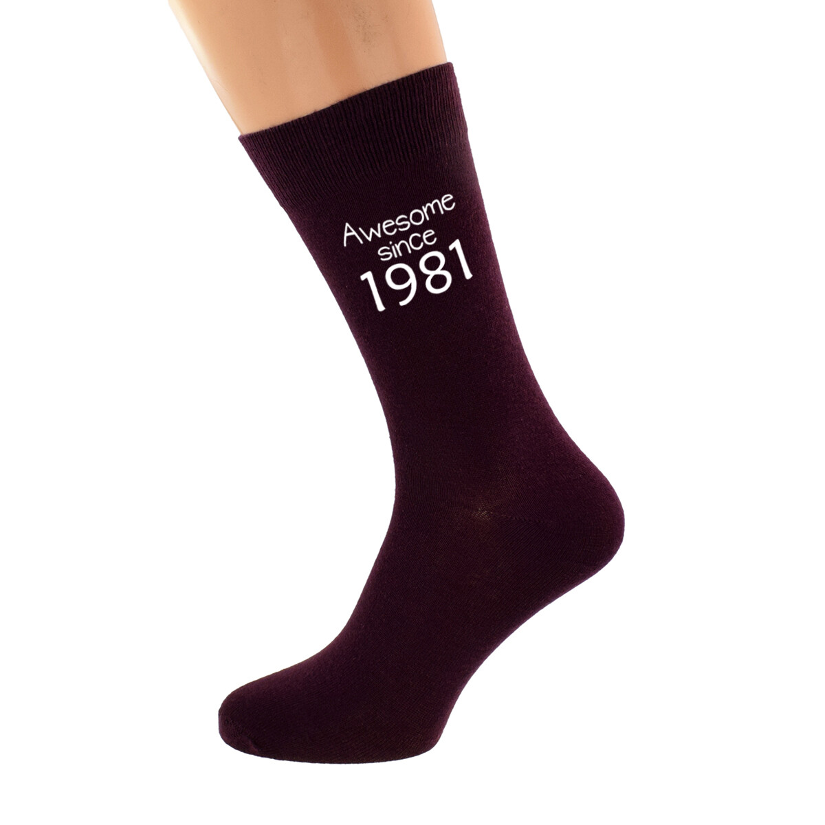 SAOLA Fantastiche calze dal 1981 40° compleanno suola bordeaux UK 5 12 N1275