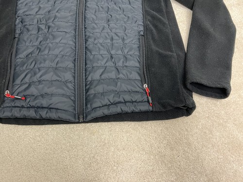 New Balance Jacket Mens Medium Black Light Weight Quilted Fleece Run Jog - Picture 5 of 12