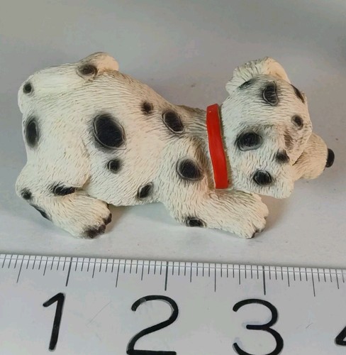 Figura de perro cachorro dálmata vintage mediados de siglo conjunto 3 decoración del hogar marca de arte Japón - Imagen 3 de 7