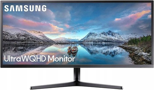 Samsung 34" Ultra Wide LED Monitor 1440P HDMI Display SJ55W S34J550WQR schwarz - Bild 2 von 7