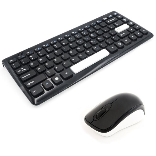 Kabellose schmale Tastatur- und Maus-Kits 2,4 GHz silm and helles Rauschen schwarz KG-0977 - Bild 2 von 4