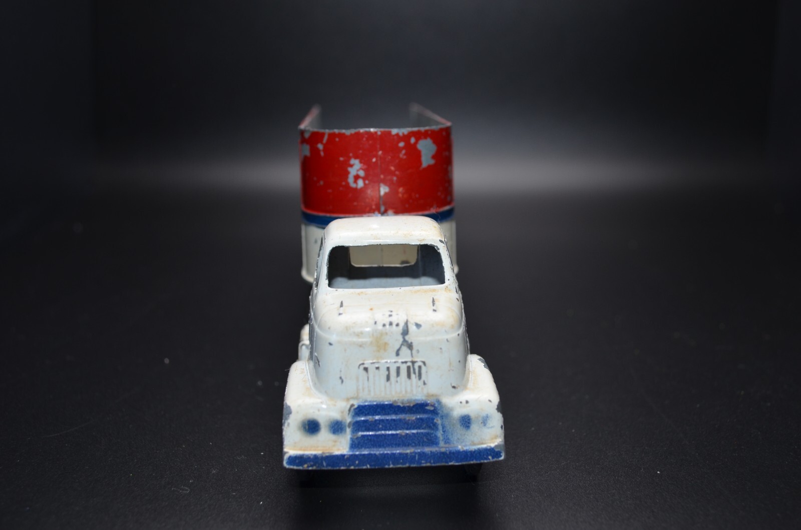 (2) Tootsietoy Coast to Coast Semi Tractor Trailer Red Vintage Toy