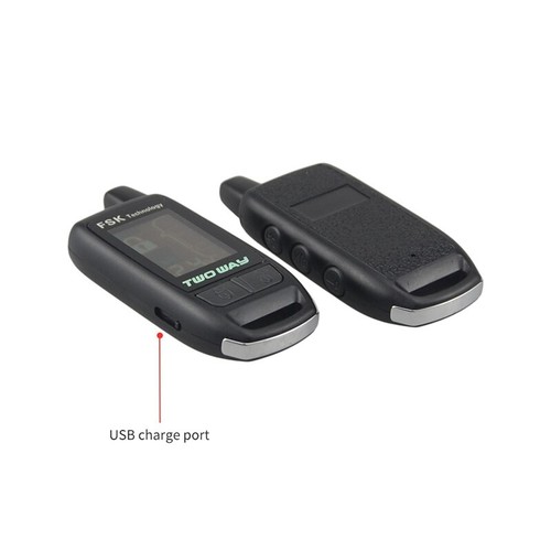 EASYGUARD 2 Way car Alarm with Rechargeable LCD Pager Vibration Alarm 868Mhz - Picture 2 of 6