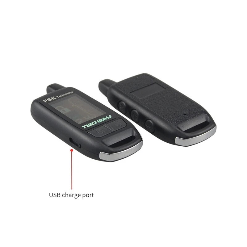 EASYGUARD 2 Way car Alarm with Rechargeable LCD Pager Vibration Alarm 868Mhz - Image 2 of 4