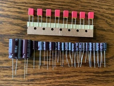 Denon DP-35F Recap Kit Capacitors Turntable Speed Repair Set (30 parts)