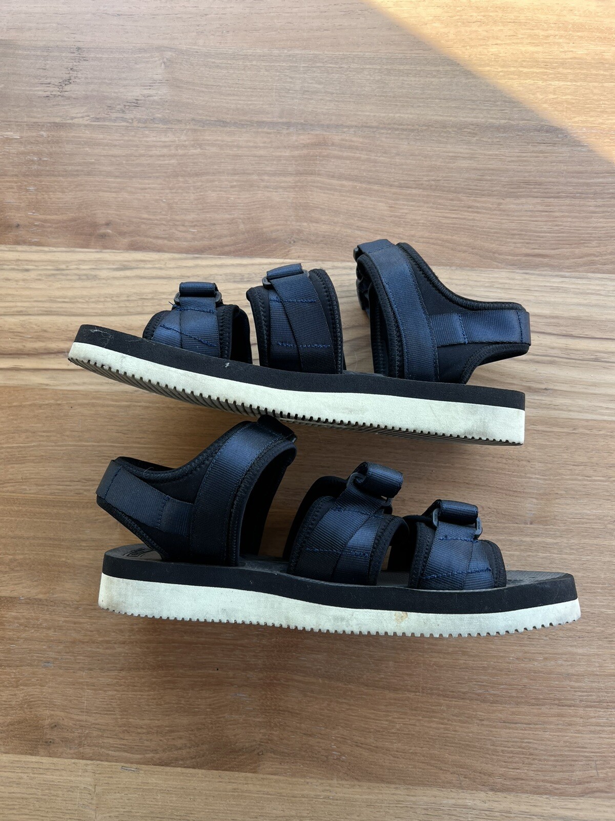 SAOLA Sandali Suicoke KISEE V blu navy nylon vibram suola slide 9 uomo