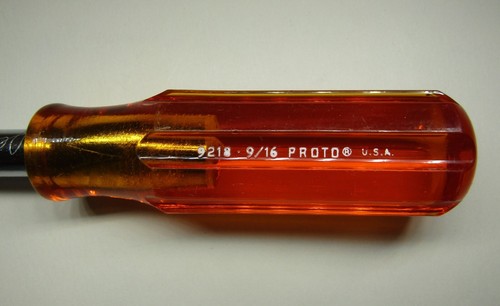 *Proto* 9/16" Hollow Shaft Nut Driver 9218 - Made in U.S.A. - Picture 3 of 18