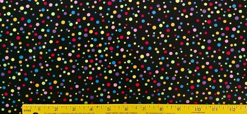 Fabric Tradition - Multi Dot Blender - Quilting and Crafting Fabric - Polka Dot - Picture 2 of 2