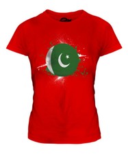 PAKISTAN FOOTBALL LADIES T-SHIRT TEE TOP GIFT...