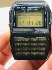 CASIO DBC-80 DATA BANK 80 CALCULATOR WATCH VINTAGE MALAYSIA 1995