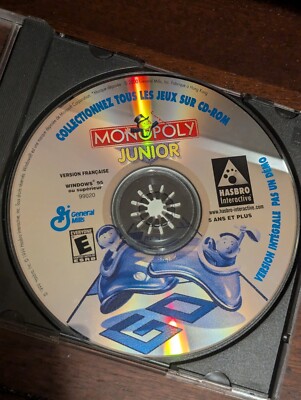 Monopoly Junior - French Version - Promotional General Mills PC Game [Win 95/98]