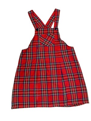 Y2K Red Plaid Overalls Bib Dress Grunge Punk Goth Emo Clueless School Girl L | eBay Y2K Red Plaid Overalls Bib Dress Grunge Punk Goth Emo Clueless School Girl L | eBay