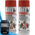 Brake Caliper High Temperature Engine Block Spray Paint XHT 2x Red 400ml. +M