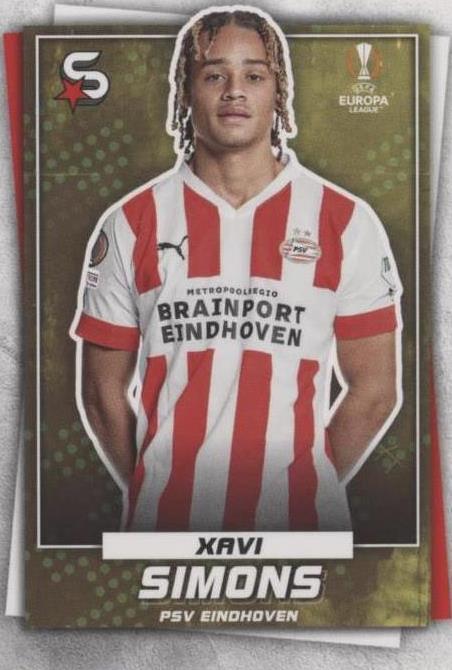 2022-23 Topps UEFA Club Competitions Superstars Xavi Simons #155 - 1 of 1