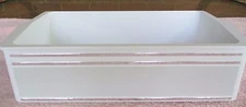 2148550 Whirlpool Refrigerator Door shelf bin deep EB21DK white chrome trim
