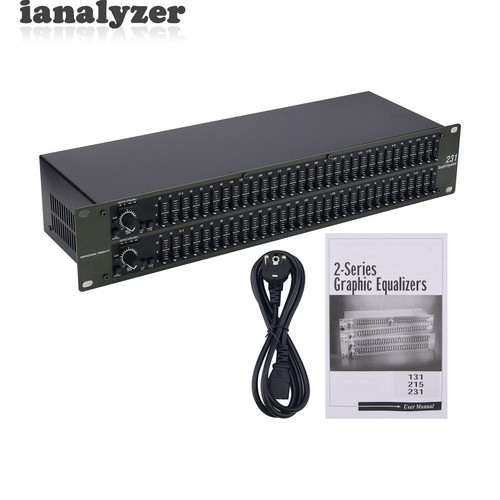 231 Dual 31 Segment Equalizer Professional Equalizer for Home KTV - Picture 1 of 6