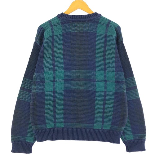 MERONA all-over print cotton knit sweater, men's size L /eaa479216 - Picture 2 of 4