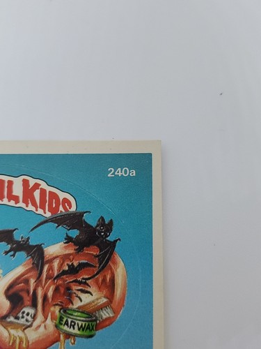 Vintage GPK 1986 Garbage Pail Kids 0S6 " Radar Ray" - Bild 3 von 8