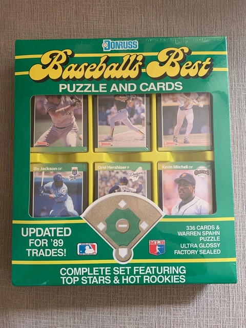1989 Donruss Baseball s Best Puzzle And Cards Factory Msc4 For Sale 