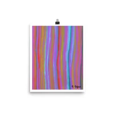 Untitled Abstract Art Print, Fine Art Reproduction