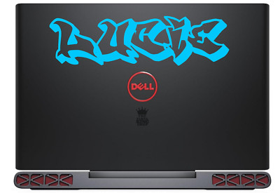 Laptop Namensaufkleber - maßgeschneiderte Graffiti-Schrift Vinyl Aufkleber Auto personalisiert