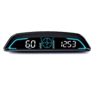 HUD Car Head Up Display GPS Digital Speedometer Warning Meter Overspeed Alarm