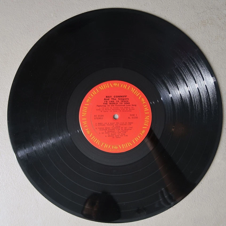 RAY CONNIFF I'D LIKE TO TEACH THE WORLD TO SING VINYL LP COLUMBIA VG 93 Foto 3 de 4