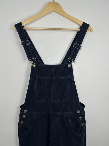 Fat Face Navy Blue Corduroy Cotton Dungarees Size 10 - Picture 2 of 16