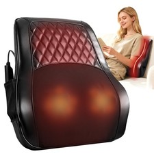 ALLJOY Back Massager with Heat, Electric Shiatsu Massage Pillow with LCD Disp...