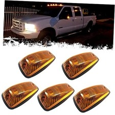 5Pcs Cab Roof Marker Lights LED Top Clearance Marker Light Compatible Amber