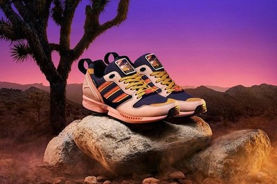 adidas ZX 5000 A-ZX National Parks Joshua Tree FY5167 Purple Orange Size 11.5 M