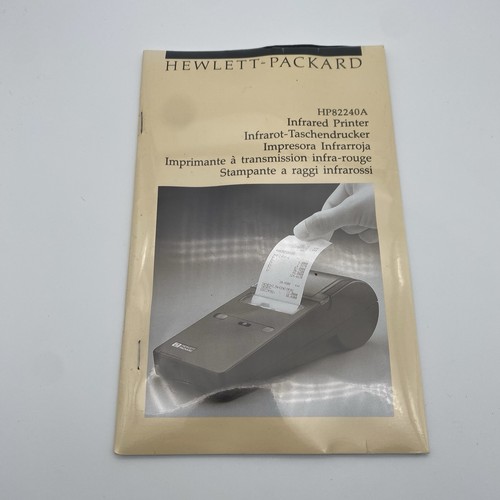 HP 82240A Infrarot-Thermodrucker Taschendrucker Hewlett Packard - Afbeelding 8 van 9