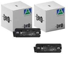 2x ABAKUS KENNZEICHENLEUCHTE passend für PORSCHE CAYENNE PANAMERA SEAT ALTEA