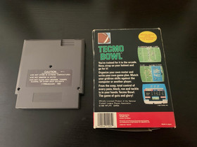 Tecmo Bowl (Nintendo NES, 1989) in ORIGINAL BOX Manual TESTED Football