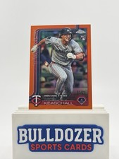 2025 Topps Chrome Update Luke Keaschall Orange Refractor /25 Rookie Card