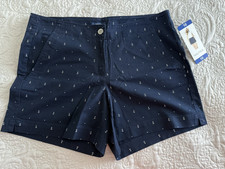 Nautica Women's Short in Navy Seas, Size 10, NWT