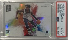 Panini Spectra Color Blast Anthony Edwards Rookie #23 PSA 10 Timberwolves