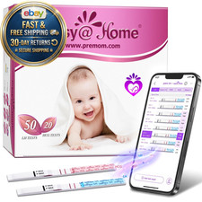 50 Ovulation Test Strips and 20 70 Count Pack of 1 , Pink