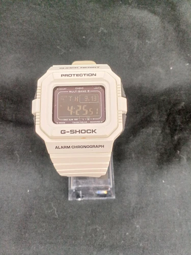 Casio G-Shock GW-5510BW Digital Watch Used Band Slight Wear