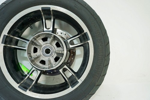 13 Harley Road Glide Touring Rear Wheel Rim Tire 180/65B16 81H 16" CRACKED 1224 - Picture 2 of 23