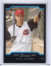 PAUL JANISH 2004 Bowman Draft ROOKIE CARD #BDP83 - REDS. rookie card picture