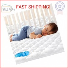 Crib Mattress Protector Sheets Fitted Waterproof Crib Mattress Pad Cover, Noisel