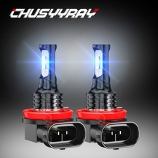 Led Fog Light Bulb H11 High Power 200w Lamps 8000k Blue Fog Light Bulbs Drl Kit