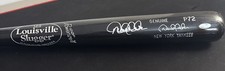 DEREK JETER HOF New York Yankees Signed Game Model Black Bat STEINER COA