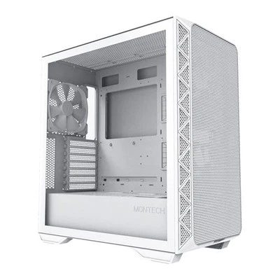Montech AIR 903 BASE, White, Mid Tower Chassis w/ Tempered Glass, 3x 140mm Fans,