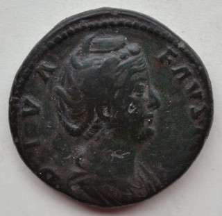 SESTERCE de FAUSTINE MERE Aeternitas Rome